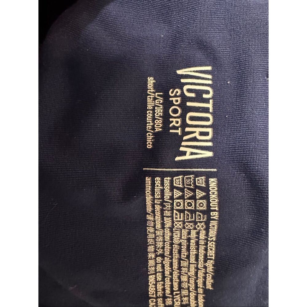 Victoria Sport Knockout Navy Blue High-Rise Leggings Women’s Large - Picture 6 of 6